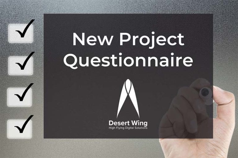 New Project Questionnaire Featured Image Desert Wing Design